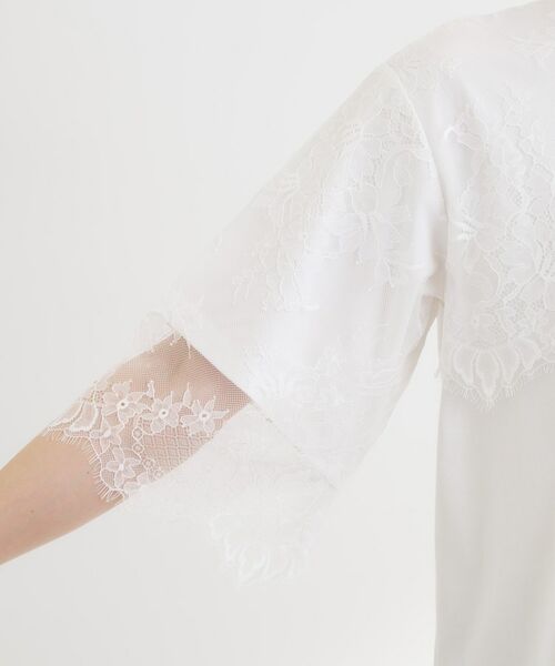 Reflect / リフレクト カットソー | スカラップレースジャージカットソー | 詳細15