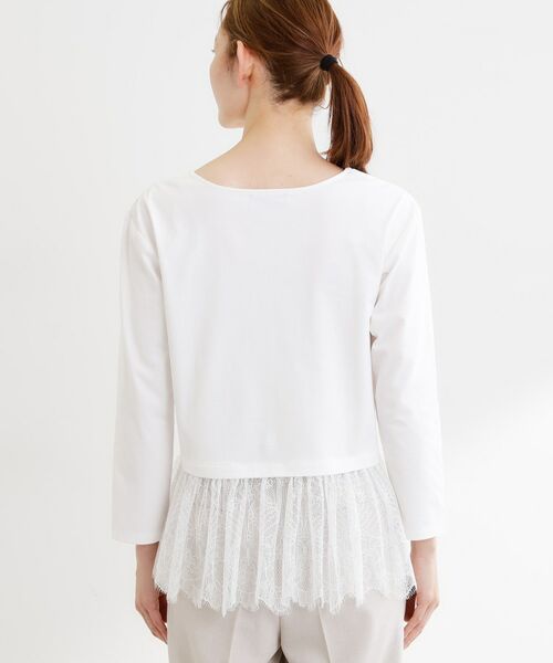 Reflect / リフレクト カットソー | 【レイヤードにおすすめ◎】レース切り替えプルオーバージャージ | 詳細12