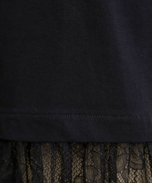 Reflect / リフレクト カットソー | 【レイヤードにおすすめ◎】レース切り替えプルオーバージャージ | 詳細8
