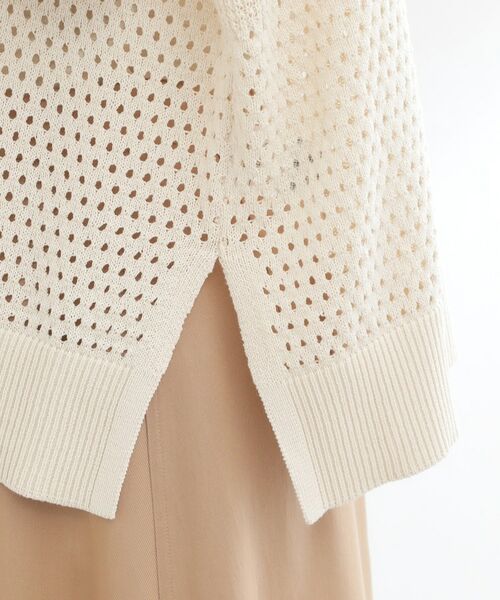 Reflect / リフレクト ニット・セーター | 【レイヤードにおすすめ◎】メッシュ風ドライタッチニット | 詳細16
