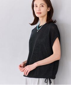 Reflect / リフレクト ニット・セーター | 【レイヤードにおすすめ◎】畦編みフレンチスリーブトップス