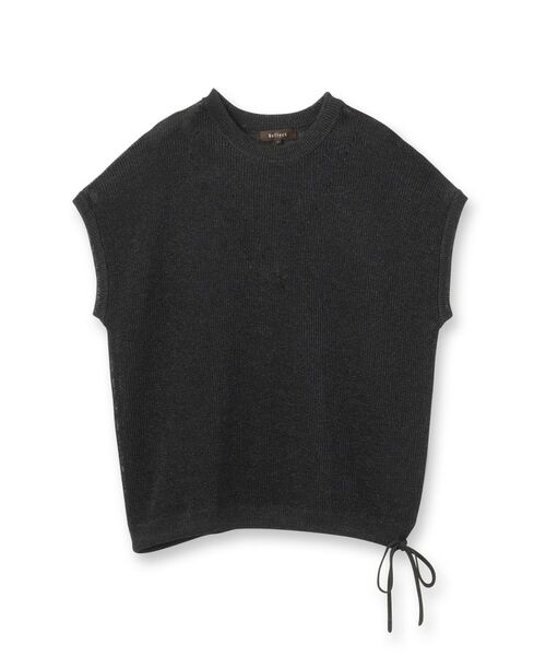 Reflect / リフレクト ニット・セーター | 【レイヤードにおすすめ◎】畦編みフレンチスリーブトップス | 詳細15