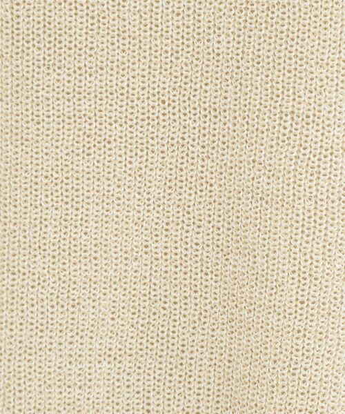 Reflect / リフレクト ニット・セーター | 【レイヤードにおすすめ◎】畦編みフレンチスリーブトップス | 詳細6