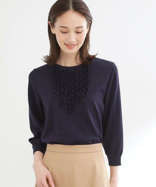 Reflect / リフレクト ニット・セーター | フロントフリルデザインニット | 詳細12