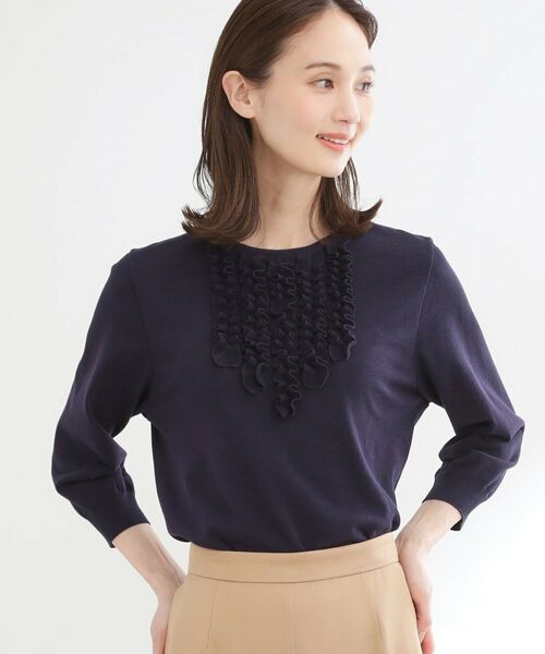 Reflect / リフレクト ニット・セーター | フロントフリルデザインニット | 詳細13