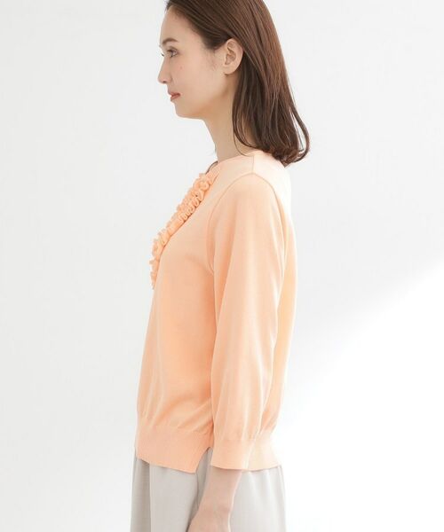 Reflect / リフレクト ニット・セーター | フロントフリルデザインニット | 詳細18