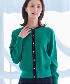 Reflect / リフレクト カーディガン・ボレロ | 【アンサンブル可】バイカラーカーディガン