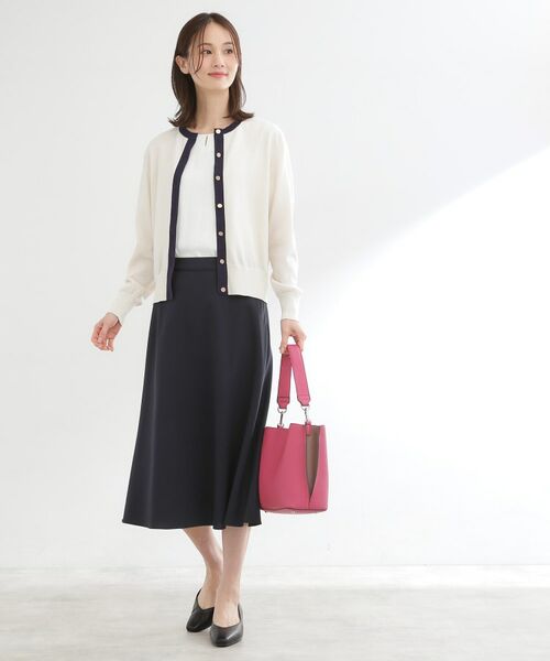 Reflect / リフレクト カーディガン・ボレロ | 【アンサンブル可】バイカラーカーディガン | 詳細14