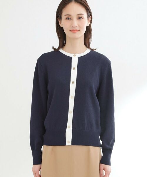 Reflect / リフレクト カーディガン・ボレロ | 【アンサンブル可】バイカラーカーディガン | 詳細17