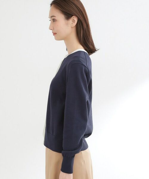 Reflect / リフレクト カーディガン・ボレロ | 【アンサンブル可】バイカラーカーディガン | 詳細18