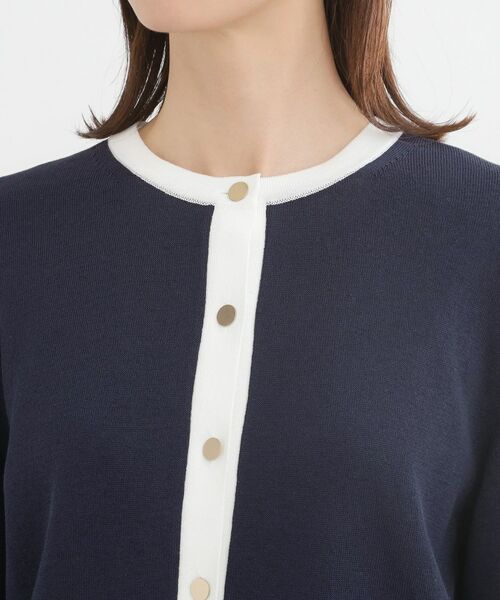 Reflect / リフレクト カーディガン・ボレロ | 【アンサンブル可】バイカラーカーディガン | 詳細20