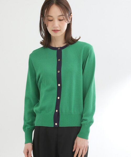 Reflect / リフレクト カーディガン・ボレロ | 【アンサンブル可】バイカラーカーディガン | 詳細9
