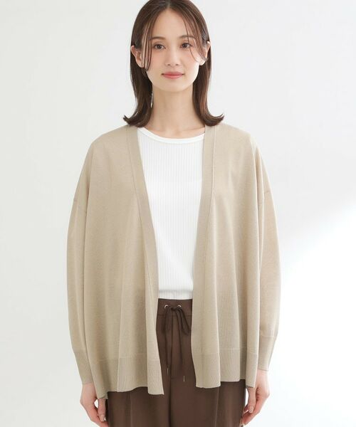 Reflect / リフレクト カーディガン・ボレロ | 【冷房対策に◎】すっきり見え着流しカーディガン | 詳細14