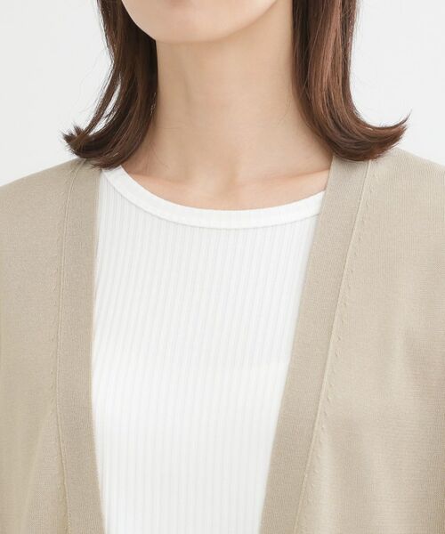 Reflect / リフレクト カーディガン・ボレロ | 【冷房対策に◎】すっきり見え着流しカーディガン | 詳細17