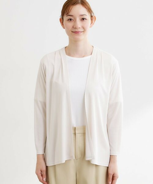 Reflect / リフレクト カーディガン・ボレロ | 【日除け・エアコン対策に◎】ジャージカーディガン | 詳細10