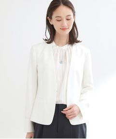 Reflect / リフレクト ノーカラージャケット | 【セットアップ可】ノーカラージャケット