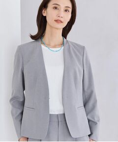 Reflect / リフレクト ノーカラージャケット | 【セットアップ可】ノーカラージャケット