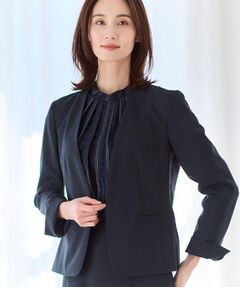 Reflect / リフレクト ノーカラージャケット | 【セットアップ可】ノーカラージャケット