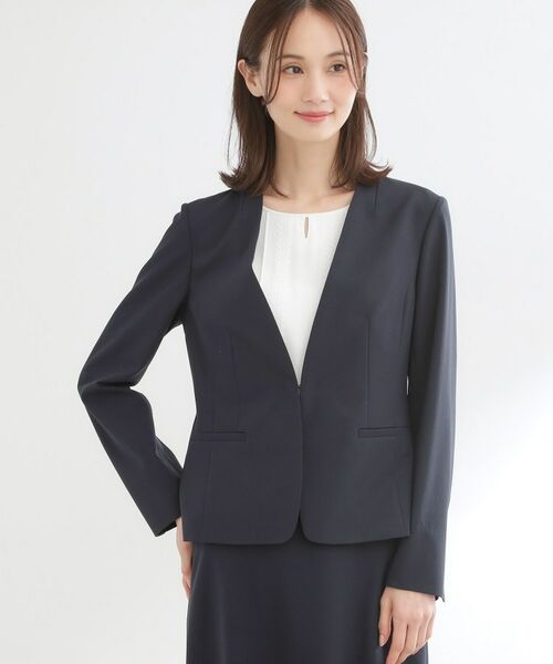 Reflect / リフレクト ノーカラージャケット | 【セットアップ可】ノーカラージャケット | 詳細11