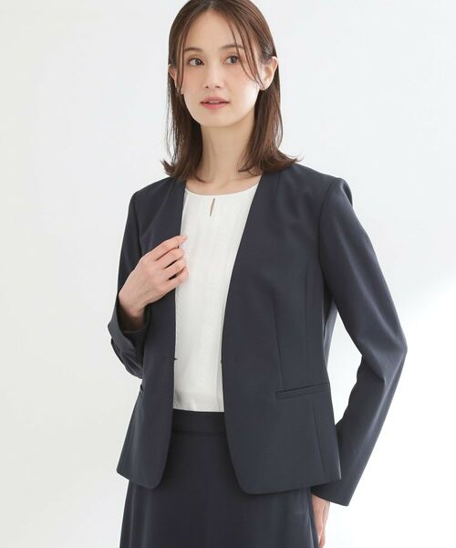 Reflect / リフレクト ノーカラージャケット | 【セットアップ可】ノーカラージャケット | 詳細12