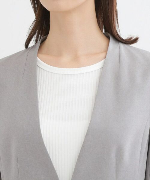 Reflect / リフレクト ノーカラージャケット | 【セットアップ可】ノーカラージャケット | 詳細19