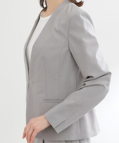 Reflect / リフレクト ノーカラージャケット | 【セットアップ可】ノーカラージャケット | 詳細20