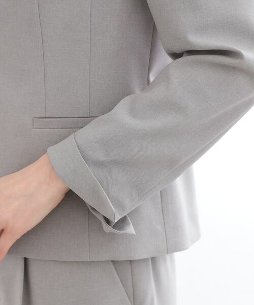 Reflect / リフレクト ノーカラージャケット | 【セットアップ可】ノーカラージャケット | 詳細21