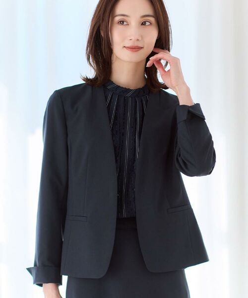 Reflect / リフレクト ノーカラージャケット | 【吸水速乾／セットアップ可】ノーカラージャケット | 詳細27