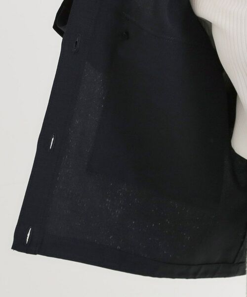 Reflect / リフレクト レザーブルゾン・ジャケット | リネンライクシャツブルゾン | 詳細19