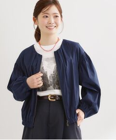 Reflect / リフレクト レザーブルゾン・ジャケット | フロントファスナーシアーブルゾン