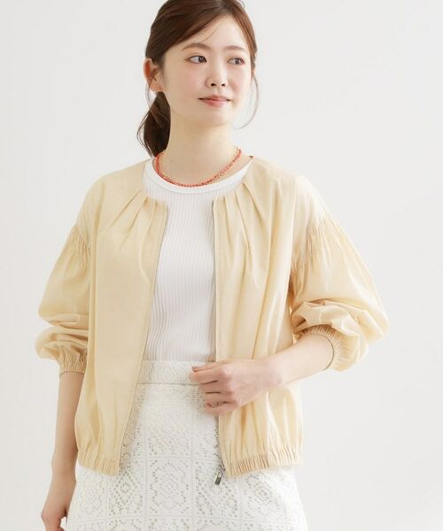 Reflect / リフレクト レザーブルゾン・ジャケット | フロントファスナーシアーブルゾン | 詳細1