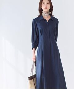 Reflect / リフレクト ロング・マキシ丈ワンピース | タイプライターシャツロングワンピース