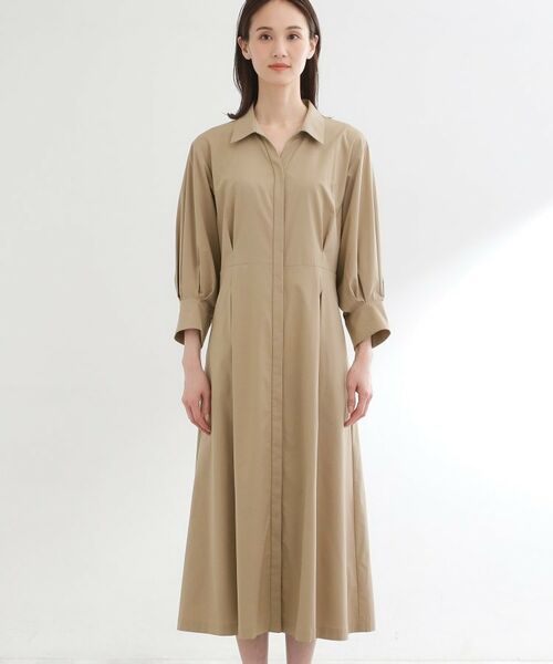 Reflect / リフレクト ロング・マキシ丈ワンピース | タイプライターシャツロングワンピース | 詳細11