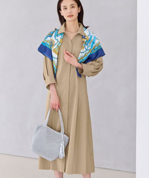 Reflect / リフレクト ロング・マキシ丈ワンピース | タイプライターシャツロングワンピース | 詳細18