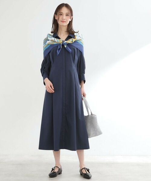 Reflect / リフレクト ロング・マキシ丈ワンピース | タイプライターシャツロングワンピース | 詳細4