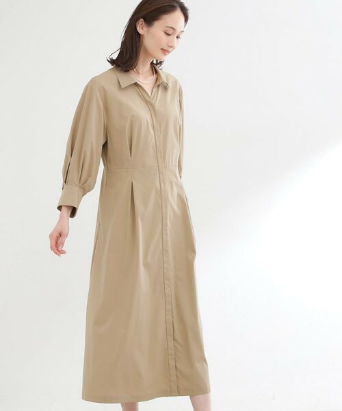 Reflect / リフレクト ロング・マキシ丈ワンピース | タイプライターシャツロングワンピース | 詳細6