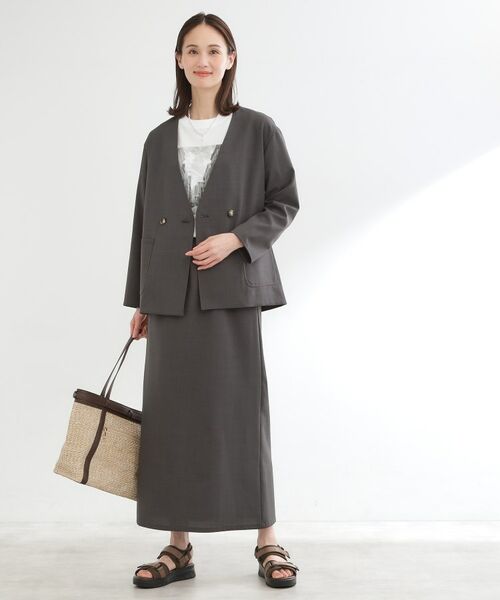 Reflect / リフレクト セットアップ | 【単品使い◎】ジャケット＋ナロースカートセット | 詳細3