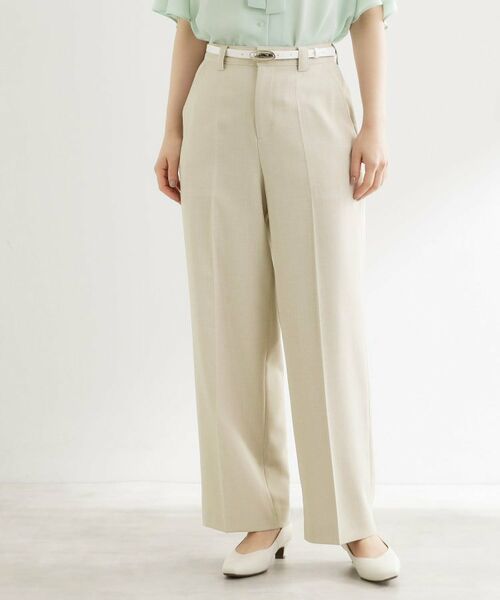 Reflect / リフレクト パンツ | ステッチワークストレートワイドパンツ | 詳細5