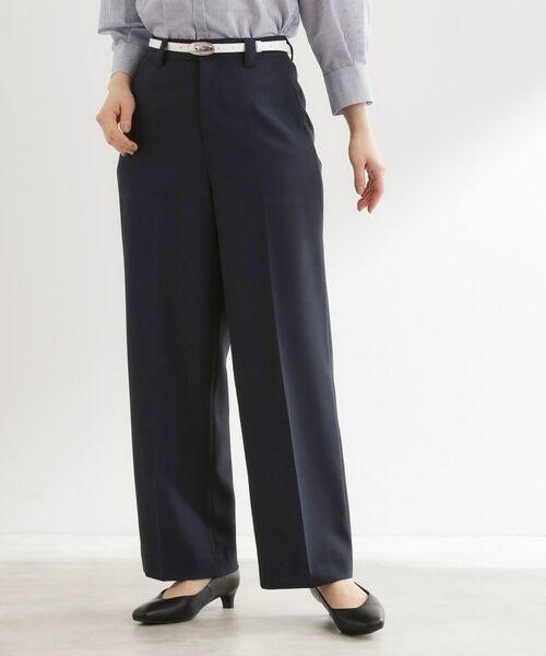 Reflect / リフレクト パンツ | ステッチワークストレートワイドパンツ | 詳細9