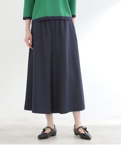 Reflect / リフレクト ショート・ハーフ・半端丈パンツ | 【ウエスト総ゴム】リラクシーフレアスカーチョ