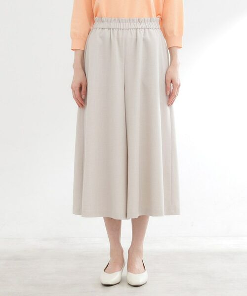Reflect / リフレクト ショート・ハーフ・半端丈パンツ | 【ウエスト総ゴム】リラクシーフレアスカーチョ | 詳細10