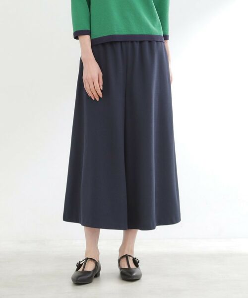 Reflect / リフレクト ショート・ハーフ・半端丈パンツ | 【ウエスト総ゴム】リラクシーフレアスカーチョ | 詳細7