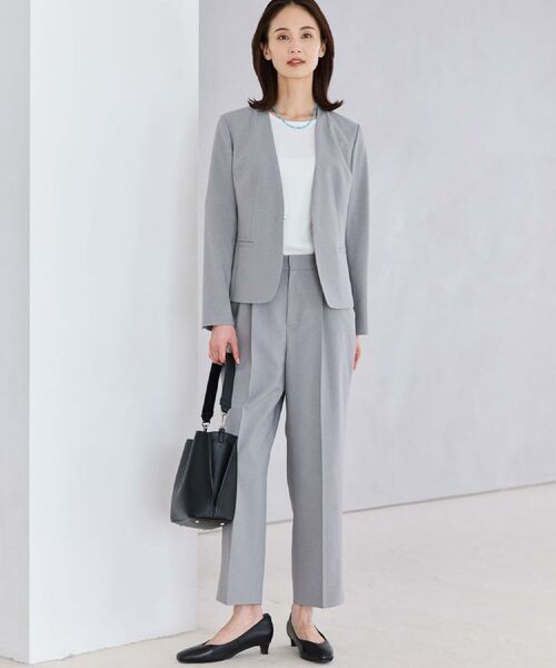 Reflect / リフレクト パンツ | 【セットアップ可】スリット入りテーパードパンツ | 詳細19