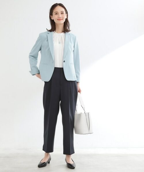 Reflect / リフレクト パンツ | 【セットアップ可】スリット入りテーパードパンツ | 詳細3