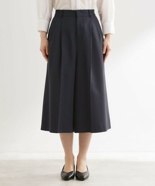 Reflect / リフレクト ショート・ハーフ・半端丈パンツ | リネンライクワイドミディパンツ | 詳細12