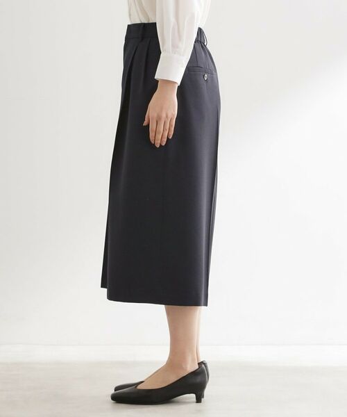 Reflect / リフレクト ショート・ハーフ・半端丈パンツ | リネンライクワイドミディパンツ | 詳細13