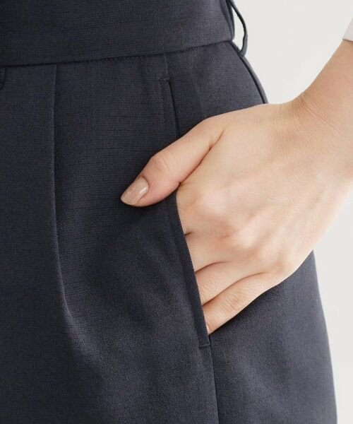 Reflect / リフレクト ショート・ハーフ・半端丈パンツ | リネンライクワイドミディパンツ | 詳細16