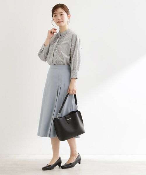 Reflect / リフレクト スカート | タックプリーツセミロング丈スカート | 詳細3