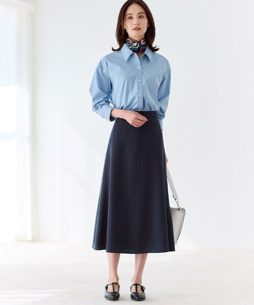 Reflect / リフレクト ロング・マキシ丈スカート | フリュイドフレアスカート | 詳細1