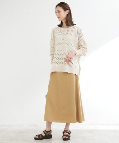 Reflect / リフレクト ロング・マキシ丈スカート | フリュイドフレアスカート | 詳細8